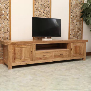 Old Elm Tv Cabinet All Solid Wood New Chinese Style Storage Cabinet Combination B&B Antique Living Room Furniture Bedroom Storage Cabinet