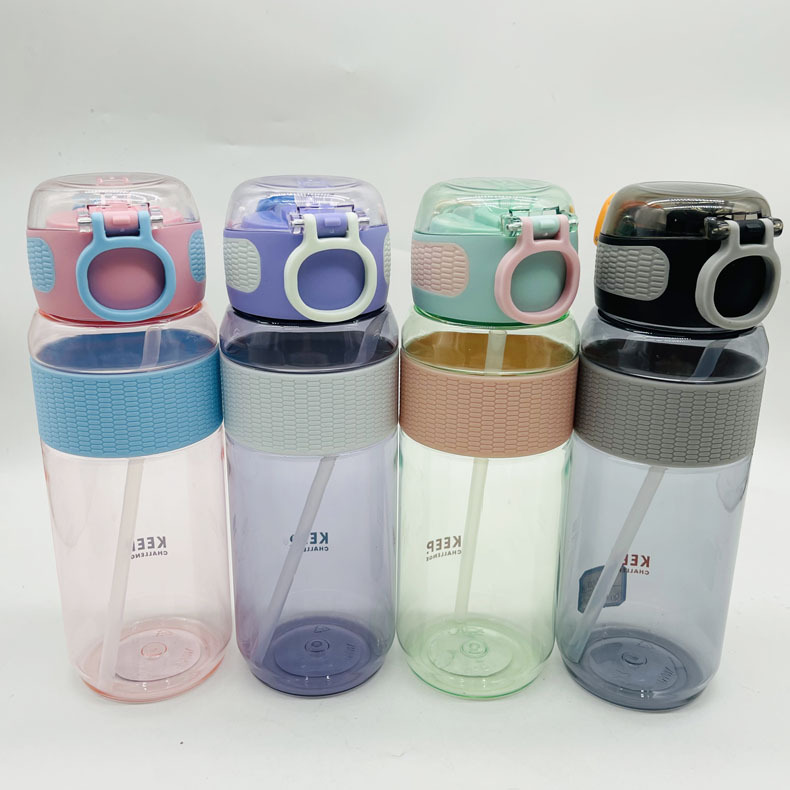 LY-450 taza de plástico para niños taza de plástico para estudiantes hombres y mujeres pareja taza de plástico nuevo limón taza portátil al por mayor