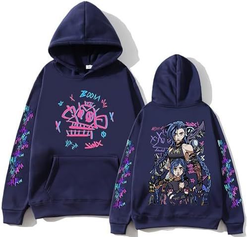Sudadera transfronteriza AliExpress Arcane jinx Hoodie Novelty Graphic Long Sleeve