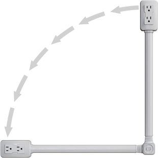 Cross-border new product Electrical Outlet Extender power socket sofa bedside table extender