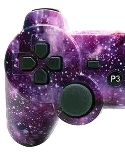 Mando de juego PS3 multicolor con botón universal de copo de nieve de doble vibración Bluetooth inalámbrico con mango P3 transfronterizo de fábrica