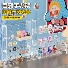 仟喜手办展示柜透明盲盒防尘展示盒公仔摆件泡泡玛特展示架收纳盒