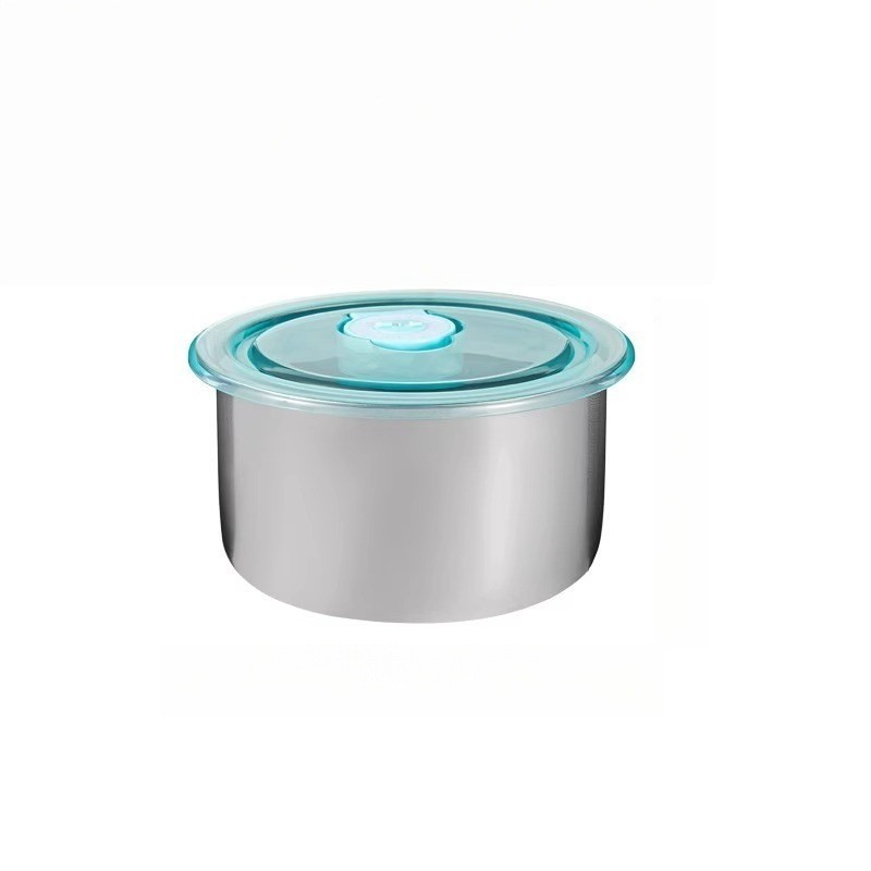 Stainless steel fresh-keeping bowl (1 piece) with sealing lid