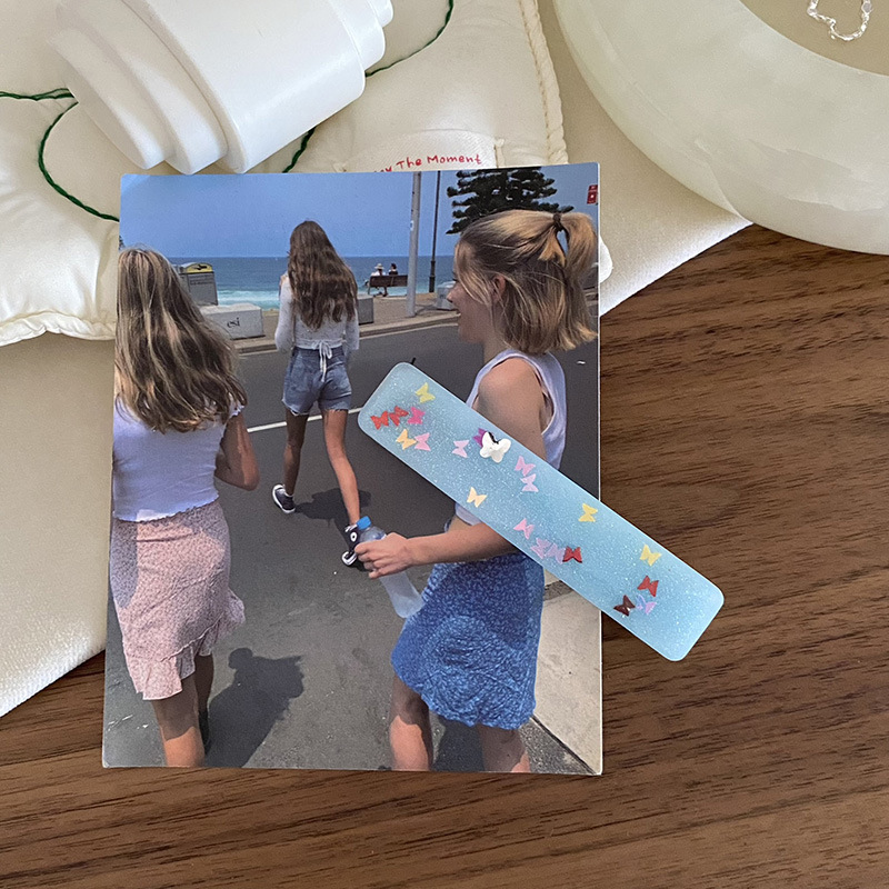 Millennium Spice Girl ~ Pince à cheveux Color Star Y2K Dopamine Broken Hair Bangs Clip Vigor Girl Sweet Side Clip_voghion.com