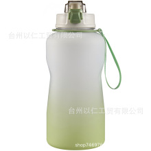2.2L跨境大容量弹跳盖户外运动健身水壶网红学生男女塑料杯