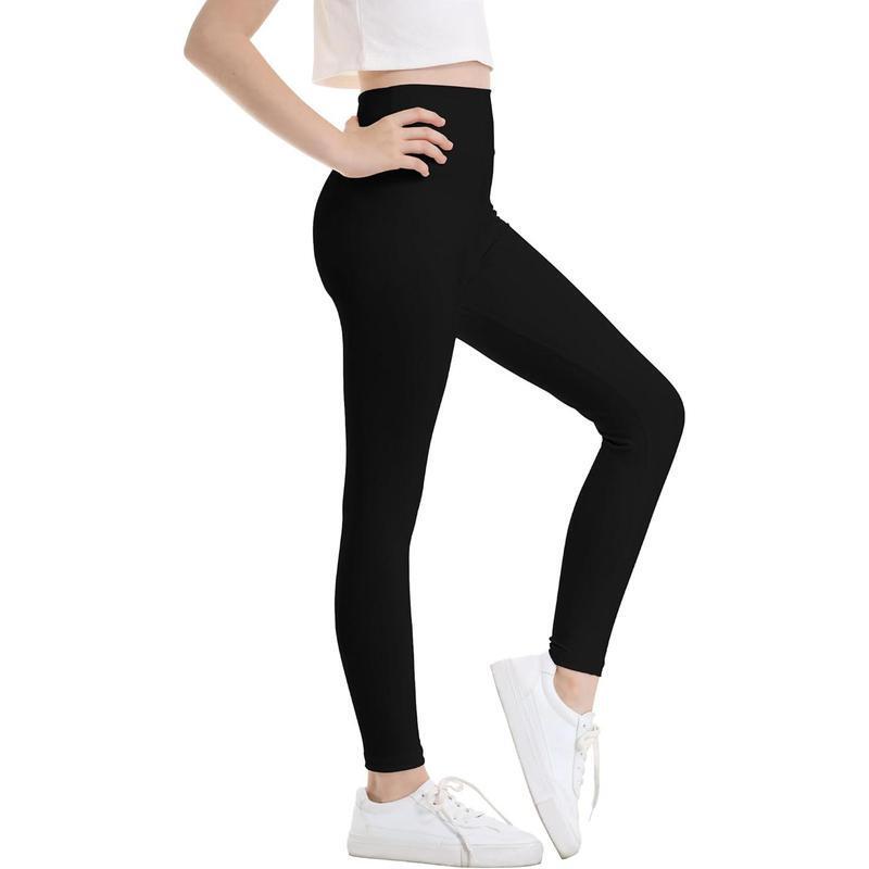 2025 New Cross-Border Dropshipping Girls' Leggings Dance Pants Casual Leggings Elastic Ankle