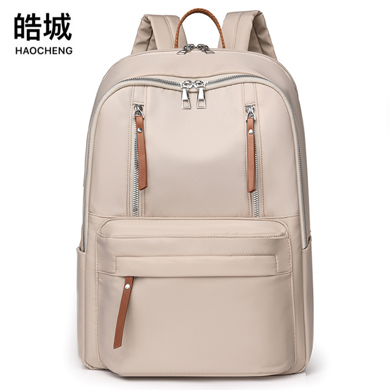 Comercio exterior al por mayor primavera nuevas mujeres casuales mochila de nylon moda contraste color de gran capacidad Mochila De La computadora mochila