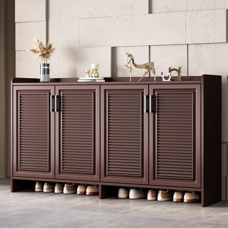 Outdoor All-Aluminum Alloy Shoe Cabinet Villa Garden Door Waterproof Sun Protection Storage Cabinet Household Large-Capacity Storage Cabinet