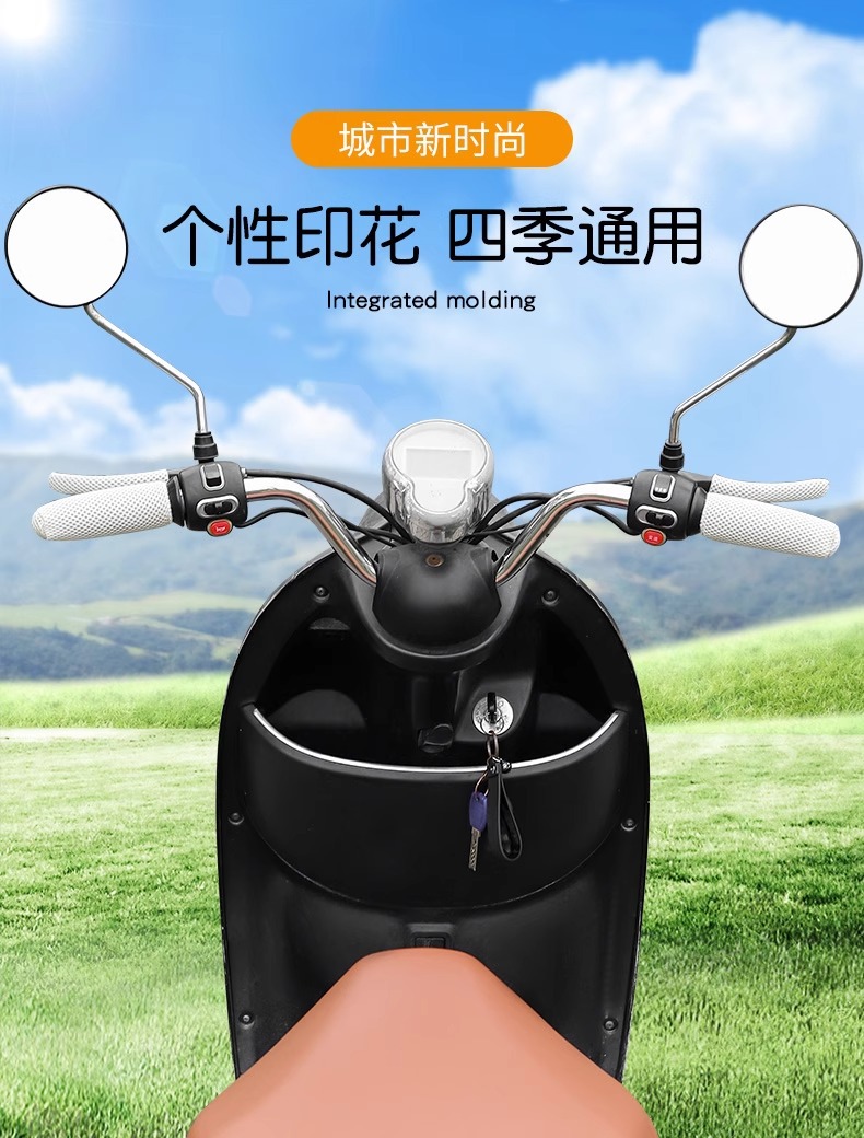 Electric Rider Handlebar Cover, Motorcycle Universal Anti-Slip, Anti-Sweat and Wear-Resistant, Cute Cartoon Bicycle Grip Cover, Breathable
