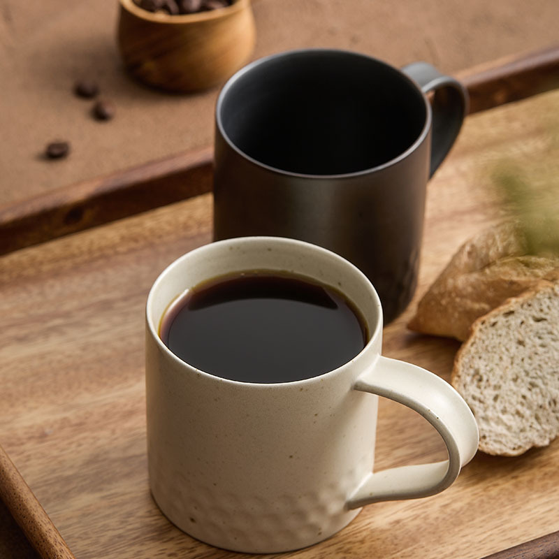 Taza de café con orejas colgantes Taza de desayuno con leche japonesa vintage Taza de agua Taza creativa Taza de cerámica de oficina Hotel