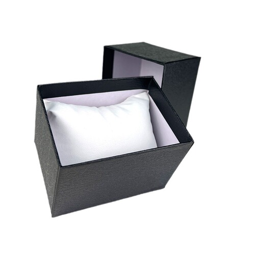 New Elegant High-End Watch Gift Box with Solid Feel, New Watch Box, Armani Orange and Black Gift Box, Thick Watch Case