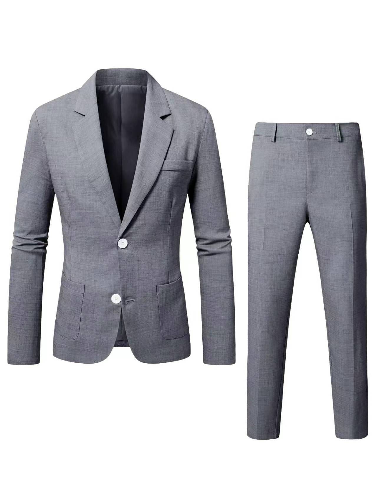 Traje de Negocios para Hombre de Poliéster para Trabajo image 13