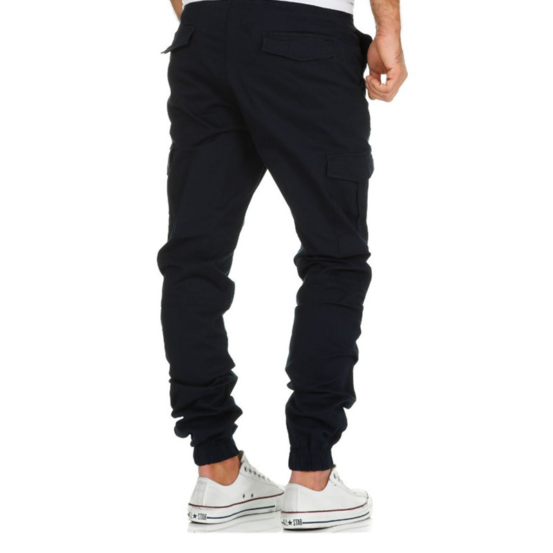 Herrenhose Workwear Multi Pocket Lange gewebte Freizeithose für Herren, Sportleggings_voghion.com