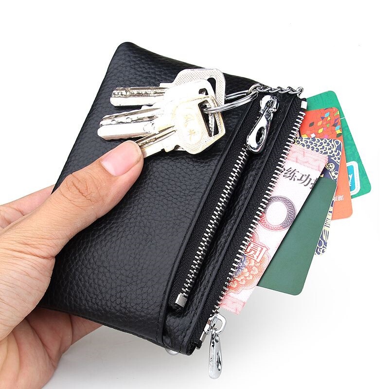 2026 New Model Pu Leather Coin Purse Men's Mini Small Coin Bag Card Holder Two-In-One Wallet Women's Money Bag Coin Pouch