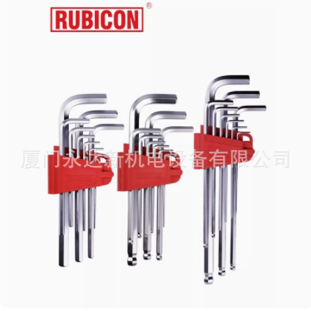 总代理批发Rubicon罗宾汉内六角扳手套装RHK187L-289L-289XL