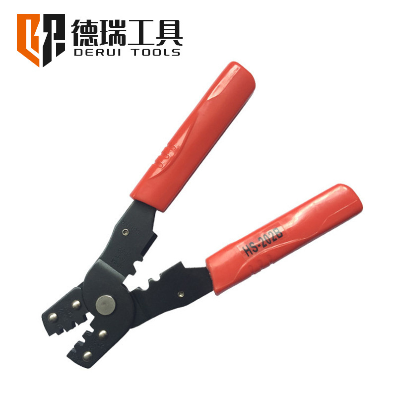 德瑞工具HS-202B 迷你型多功能压线钳 端子压接钳 端子压接工具
