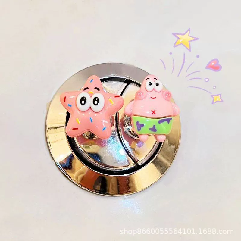 Патрик Стар Туалетный ящик Пресс Длинные ногти Маникюр Специальный нейтральный креативный переключатель смыва для ванной комнаты Вспомогательный полный