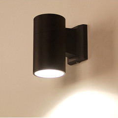 屋外壁灯ledダブルヘッドスポットライトホテル別荘塀外壁壁灯庭門上下壁灯