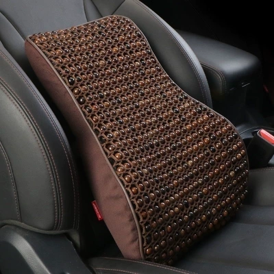 Breathable Backrest Bead Pillow Memory | Waist support - bodhi-waistrest-coffee-color