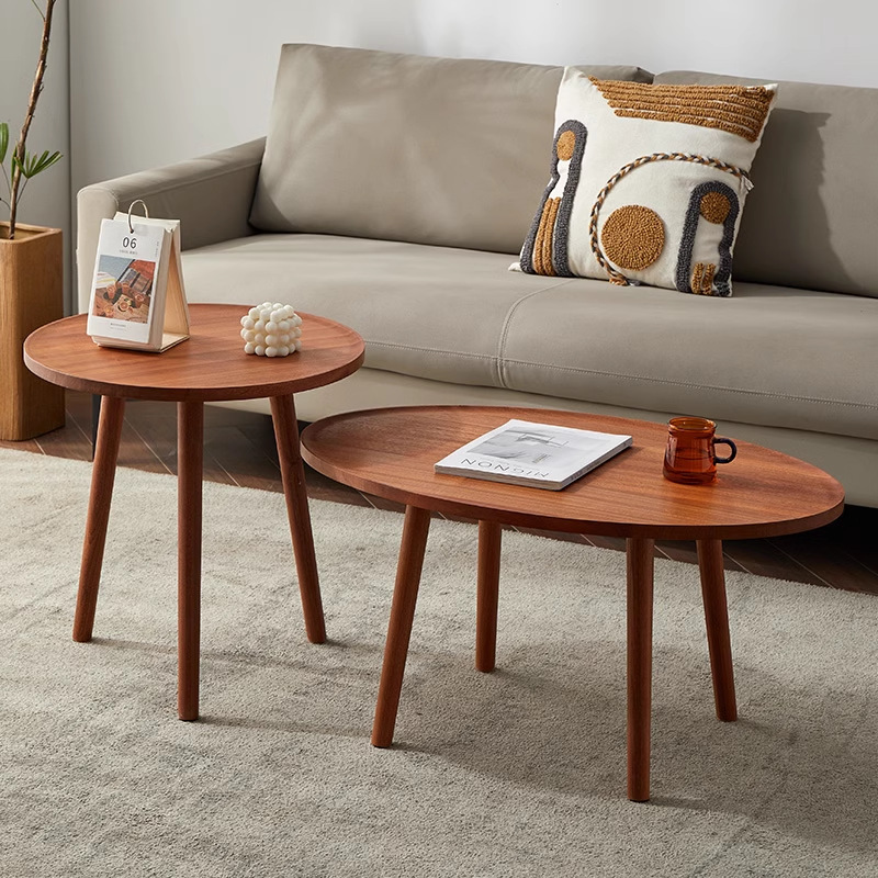 Mesa de té de lujo ligera, mesa de té de estilo pequeño, mesa de alquiler, mesa de sala de estar de alquiler, balcón para el hogar