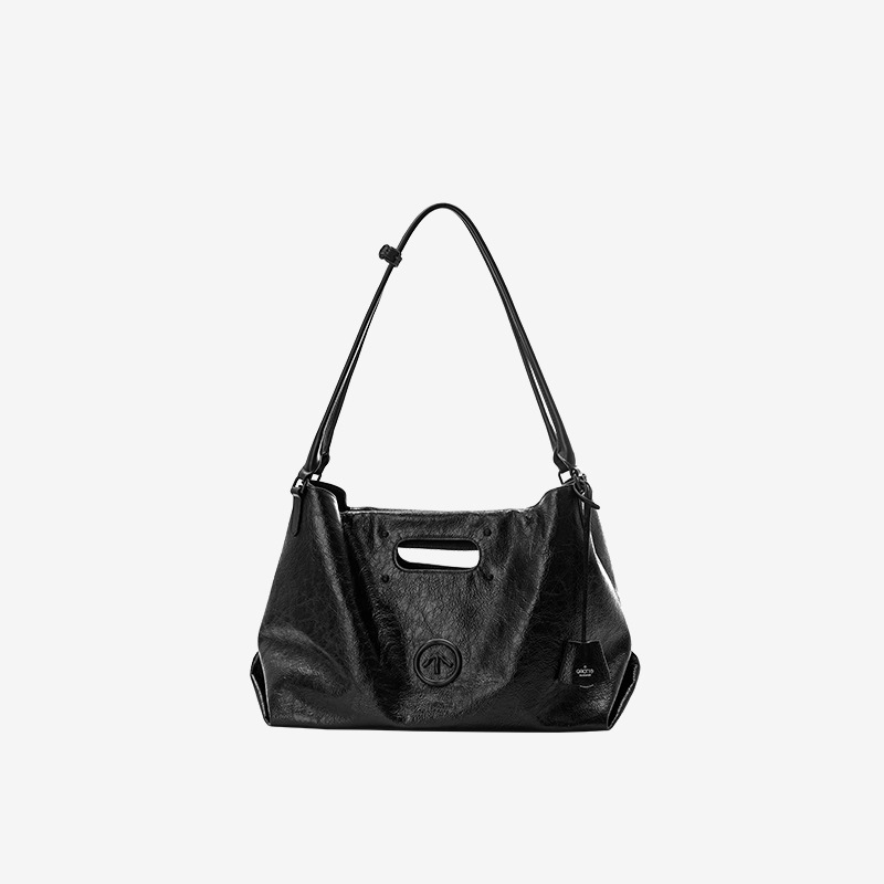 GROTTO個楽新ソフトCARRYトートバッグ大容量通勤牛革手提げ片肩ソフトバッグ|undefined