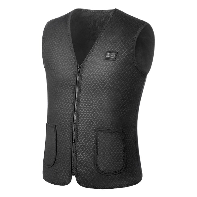 Chaleco de calefacción eléctrico inteligente Chaleco de calefacción de carga para hombres y mujeres Chaleco de calefacción de mediana edad y ancianos Chaleco de invierno a prueba de frío