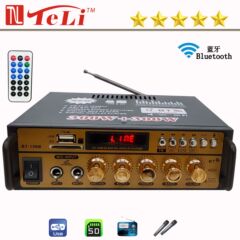 リバーブ付きアップグレードされたミニマイク入力ホットセール録音Bluetooth Uディスクリモコンラジオホームアンプ