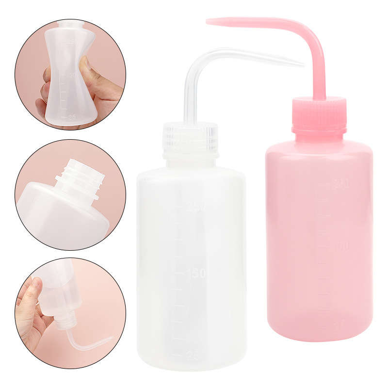 Wholesale Grafted False Eyelashes Cleaning Pot 250ml Eyelash Transplant Embroidery Curved Mouth Cleaning Bottle for Beauty Salons Wholesale Grafted False Eyelashes Cleaning Pot 250ml Eyelash Transplant Embroidery Curved Mouth Cleaning Bottle for Beauty Salons