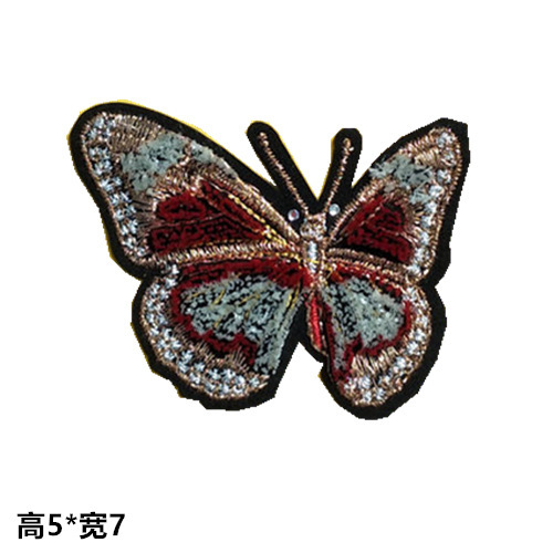 나비 자수 칫솔