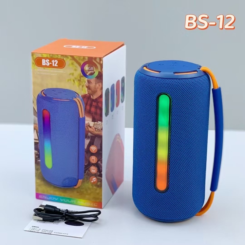 BS12跨境新款无线蓝牙音箱户外手提双喇叭低音炮音箱桌面蓝牙音响|undefined