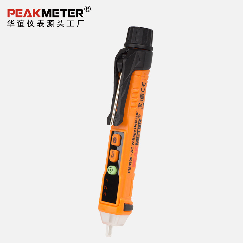 华谊PEAKMETER智能非接触式感应电笔PM8909+快拆十字电工断点维修