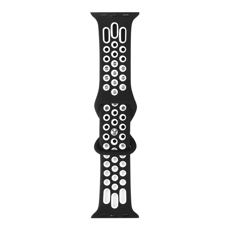 Подходит для Apple Applewatch ремешок iwatch s11/10/9 Nike двухцветный силиконовый ремешок для часов