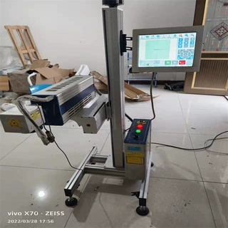出售二手台式小字符打标激光喷码机 包装流水线打码机 回收