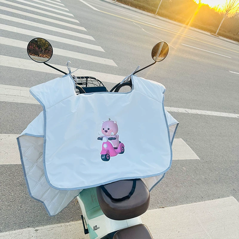 Windproof summer thin waterproof electric car, sun protection