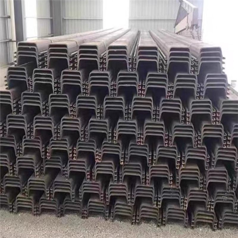 山东滨州钢板桩 新款拉森钢板钢 打桩围堰止水桩 紫竹河道挡水板