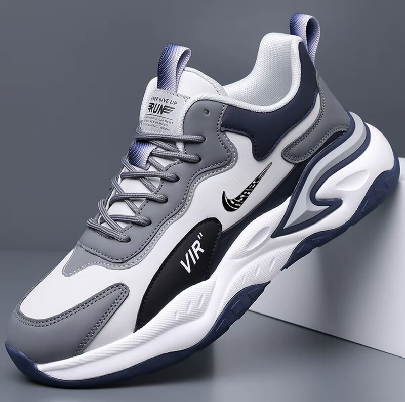 Brand Nk Off-Code Sports Shoes for Men in Autumn and Winter New Lightweight Running Shoes Non-Slip Thick-Soled Men's Shoes Fleece-Lined Cotton Shoes for Men