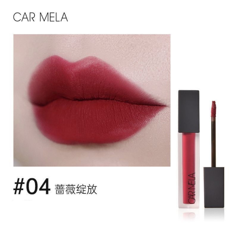 CARMELA百变卡梅拉丝绒哑雾唇泥雾面人间富贵花系列红色系唇泥|undefined