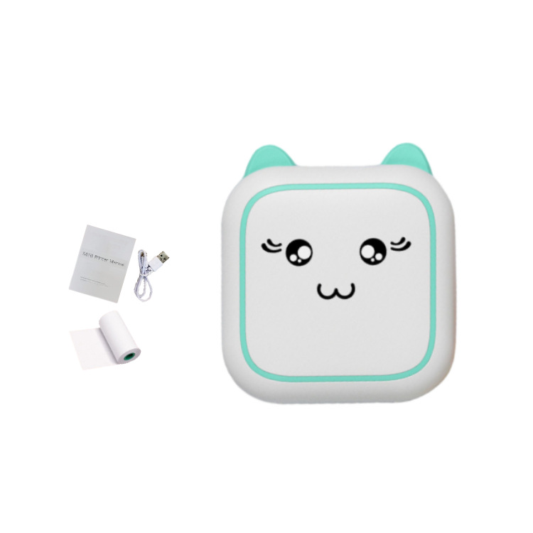 Mini Impresora Térmica Portátil de Bolsillo para Estudiantes y Etiquetas