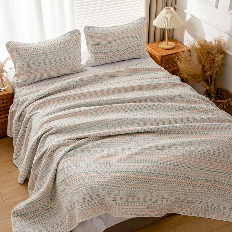 Wholesale Six-Layer Gauze Soft Cooling Mat, Four-Season Constant Temperature Gauze Bed Cover, Oversized Bed Sheet, Tatami Large Size Bed Sheet