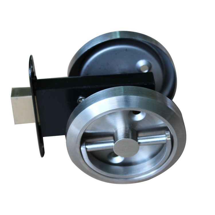 Personalizado 304 acero inoxidable invisible anillo de tracción cerradura de mano redonda oculta puerta de fuego hidrante de soporte de puerta cerradura