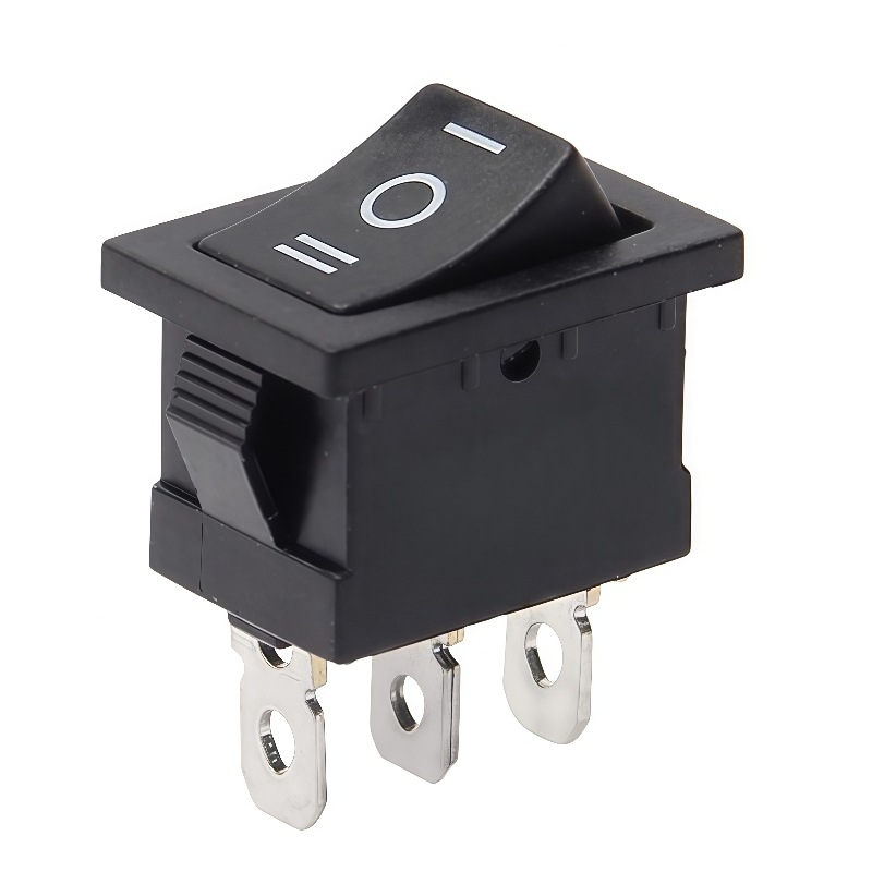 Interruptor de Balancín Tipo Barco KCD1 15x21 mm 3 Pines 3 Posiciones para Ventiladores y Lámparas image 3