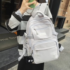 Korean Harajuku Backpack Large Capacity Water-Repellent Fashion Backpack Casual Campus Style Female High School College Student Bag