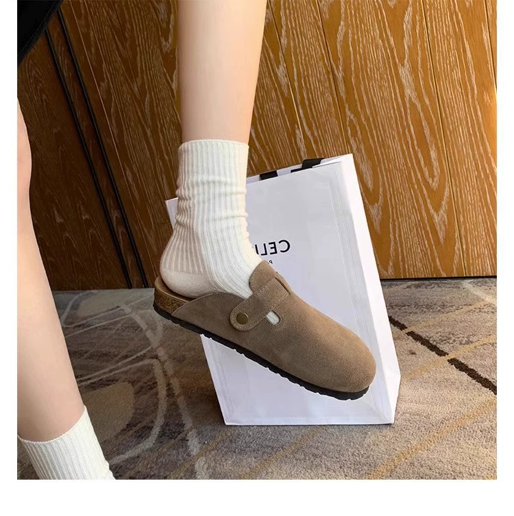Platform Spring Slippers, 2023 Collection — Sizes 35–40, Brown/Camel/Khaki
