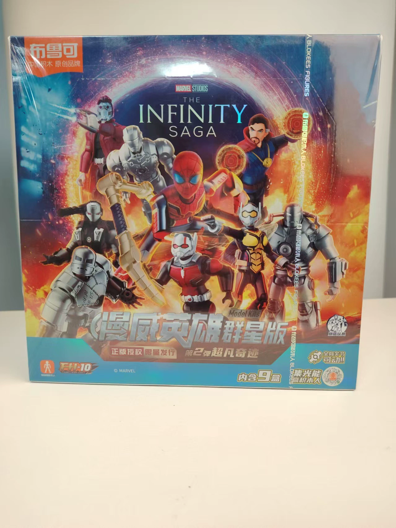 布鲁可 Герои, конструктор, деревянный человек, минифигура, игрушка, Marvel, Железный человек, Человек-паук