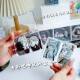 100*75mm yum millet long display stand acrylic animation badge storage box table finishing flip box