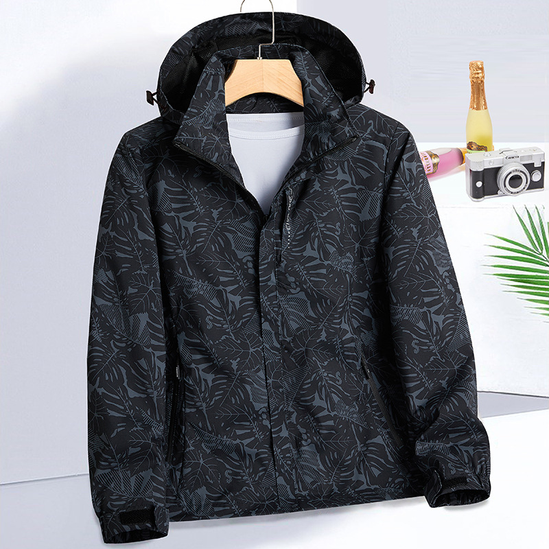 Hombres y mujeres 3 - en - 1 revestimiento delgado desmontable a prueba de viento impermeable al aire libre tibetano pareja trajes de montaña otoño invierno