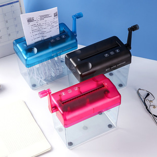 Office Manual Shredder Household Small Mini Paper Shredding Tool Hand Shredding A6 File Shredder