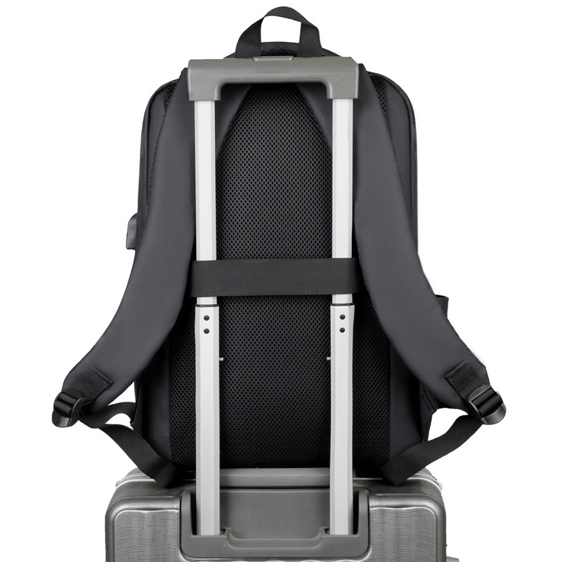 Viaje de negocios simple mochila manga tirón mochila portátil de viaje multifuncional para hombres y mujeres bolsa de computadora portátil de viaje