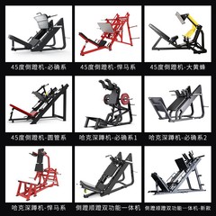 Commercial Dual-Function 45-Degree Leg Press and Squat Machine Gym Leg Trainer