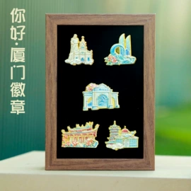 商务礼品套装;金属工艺品;冰箱贴